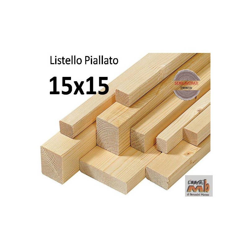Listello Abete Piallato 15x15x240