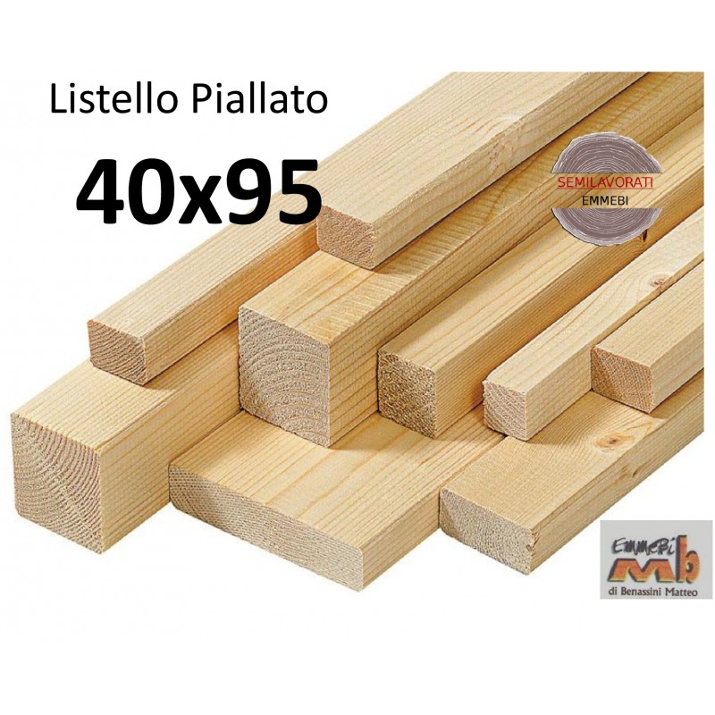 Listello Abete Piallato 40x95x300