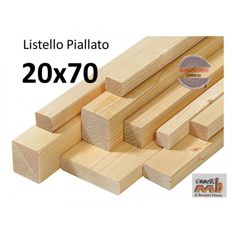 Listello Abete Piallato 20x70x300