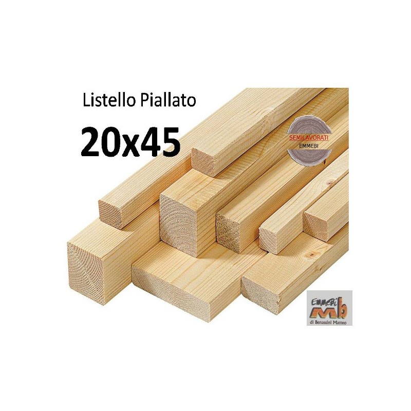Listello Abete Piallato 20x45x300