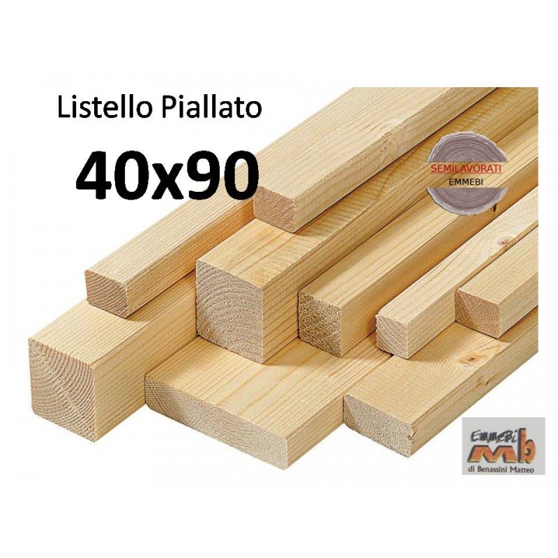 Listello Abete Piallato 40x90x200